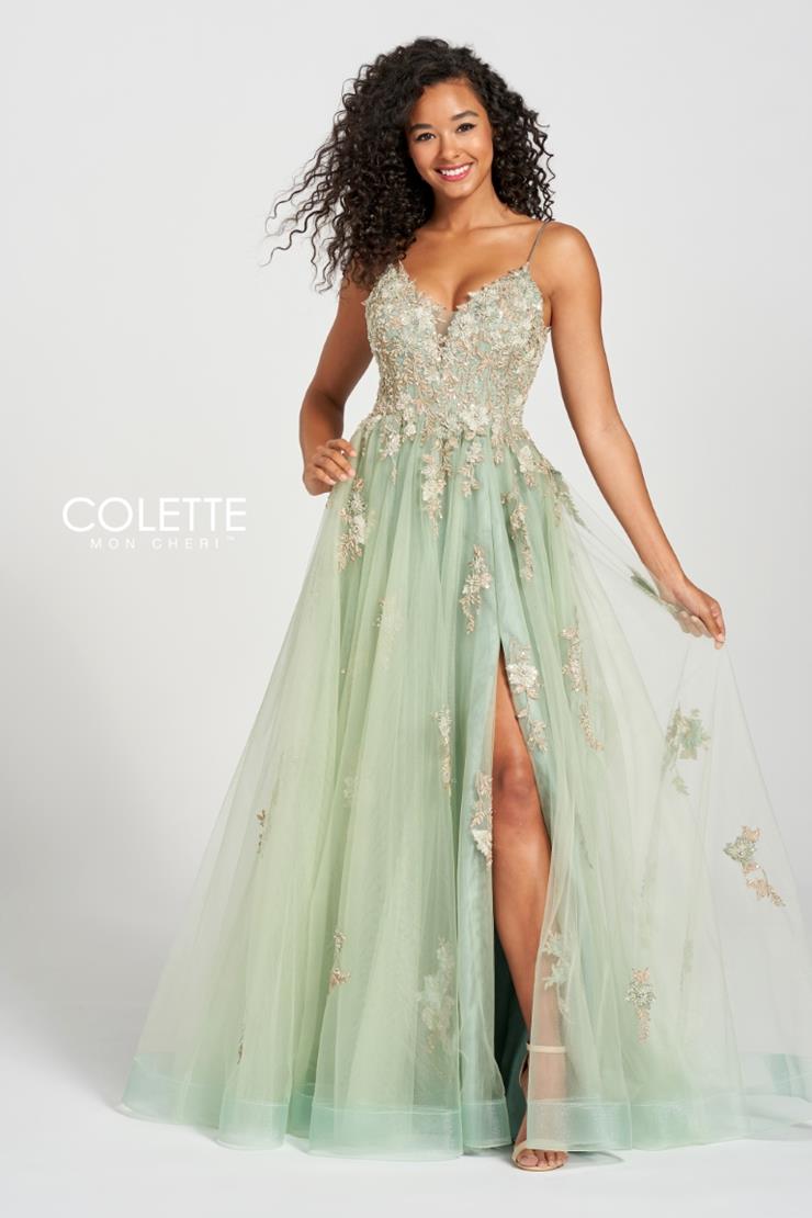 Green A-Line Prom Dress Style #CL12207 Default Thumbnail Image